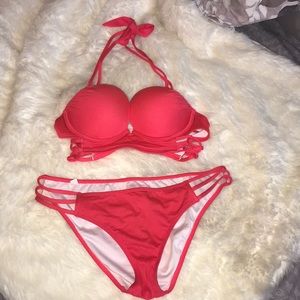 Victoria’s Secret Red Halter Bikini
